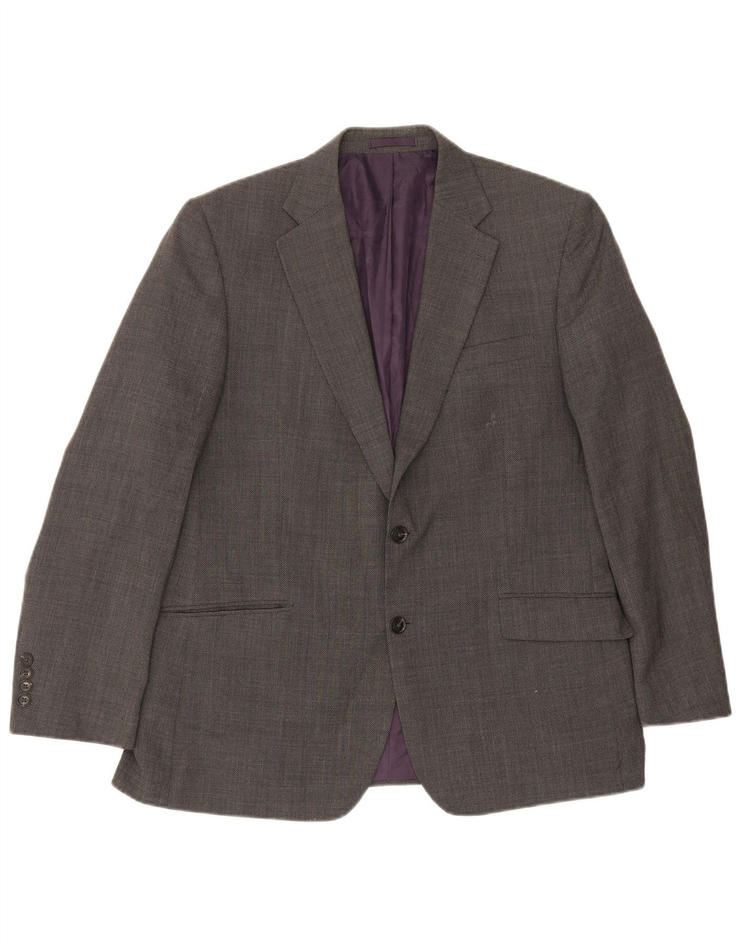 Marks & Spencer Herren-Blazer mit 2 Knöpfen, reguläre Passform, Gr. 42, Grau