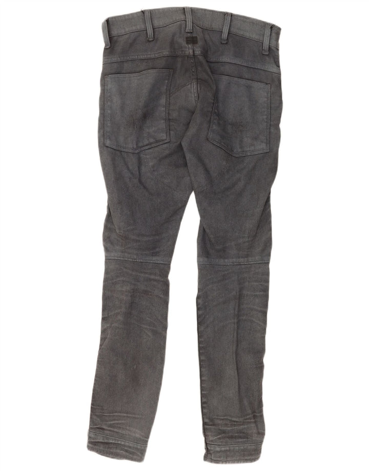 G-Star Herren Super Slim Jeans W31 L32 Schwarze Baumwolle