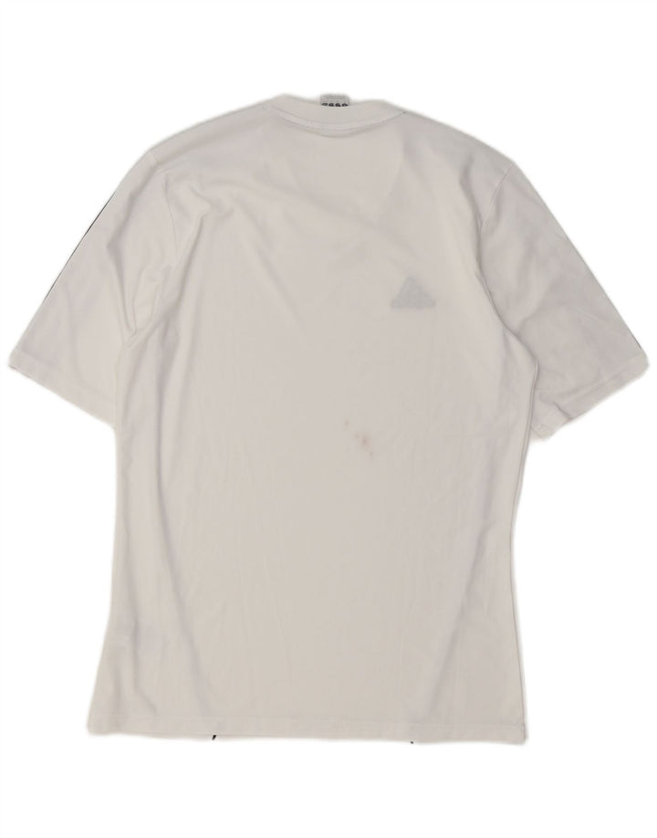 Adidas Herren Climalite T-Shirt Top Mittelweißes Polyester