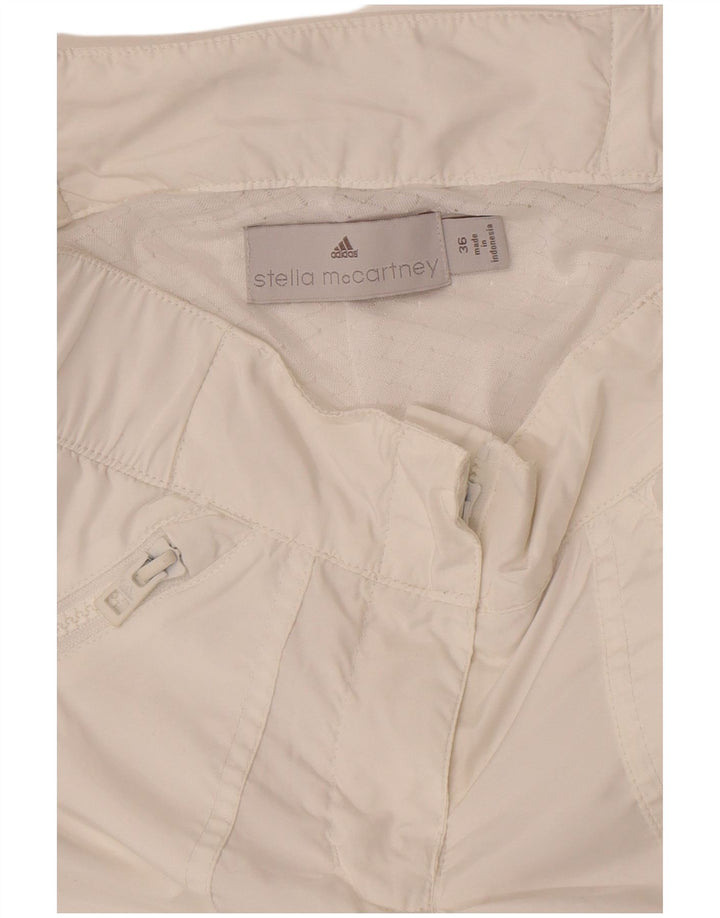Adidas Damen wasserdichte Hose EU 36 Small W28 L32 Weiß