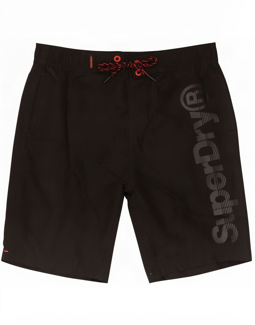 Superdry Herren Badeshorts mit Grafik, Größe S, Schwarz, Polyester