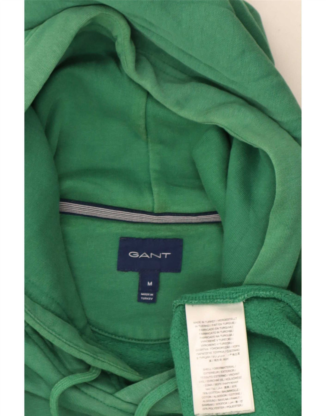 Gant Herren-Kapuzenpullover mit Grafik, mittelgrüne Baumwolle
