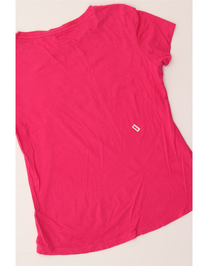 PUMA Womens Graphic T-Shirt Top UK 10 Small  Pink Vintage Puma and Second-Hand Puma from Messina Hembry 