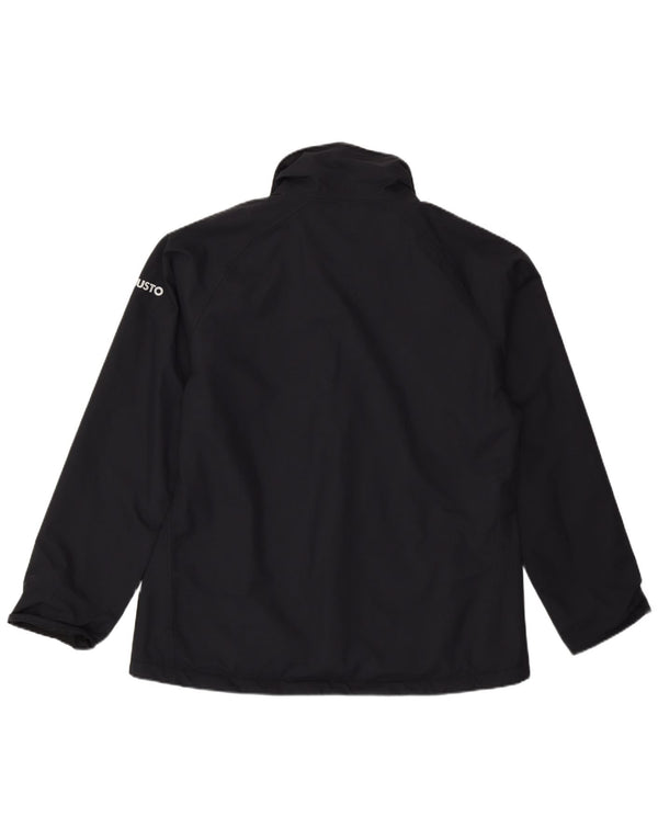 Musto Damen Regenjacke UK 16 groß Schwarz Polyamid