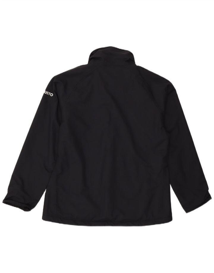 Musto Damen Regenjacke UK 16 groß Schwarz Polyamid