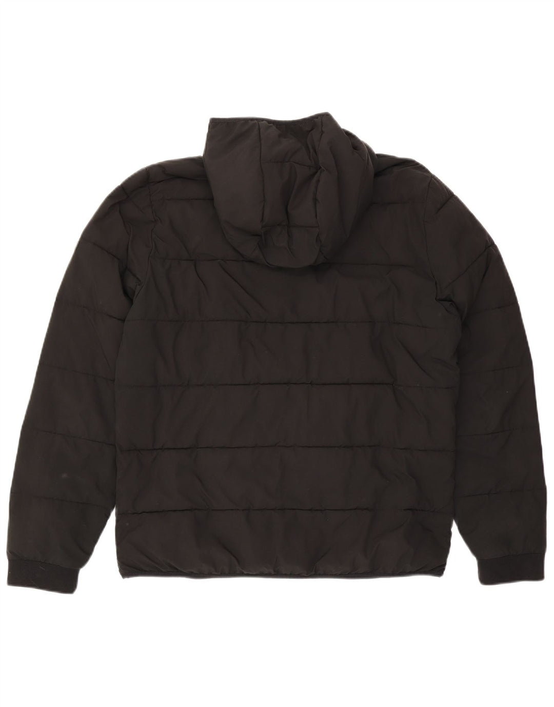 Abercrombie & Fitch gepolsterte Herrenjacke mit Kapuze, UK 38, mittelschwarz