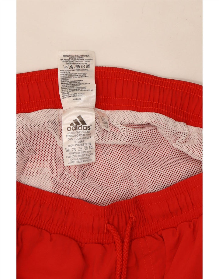 Adidas Herren Badeshorts mit Grafik, Mittelrotes Polyester