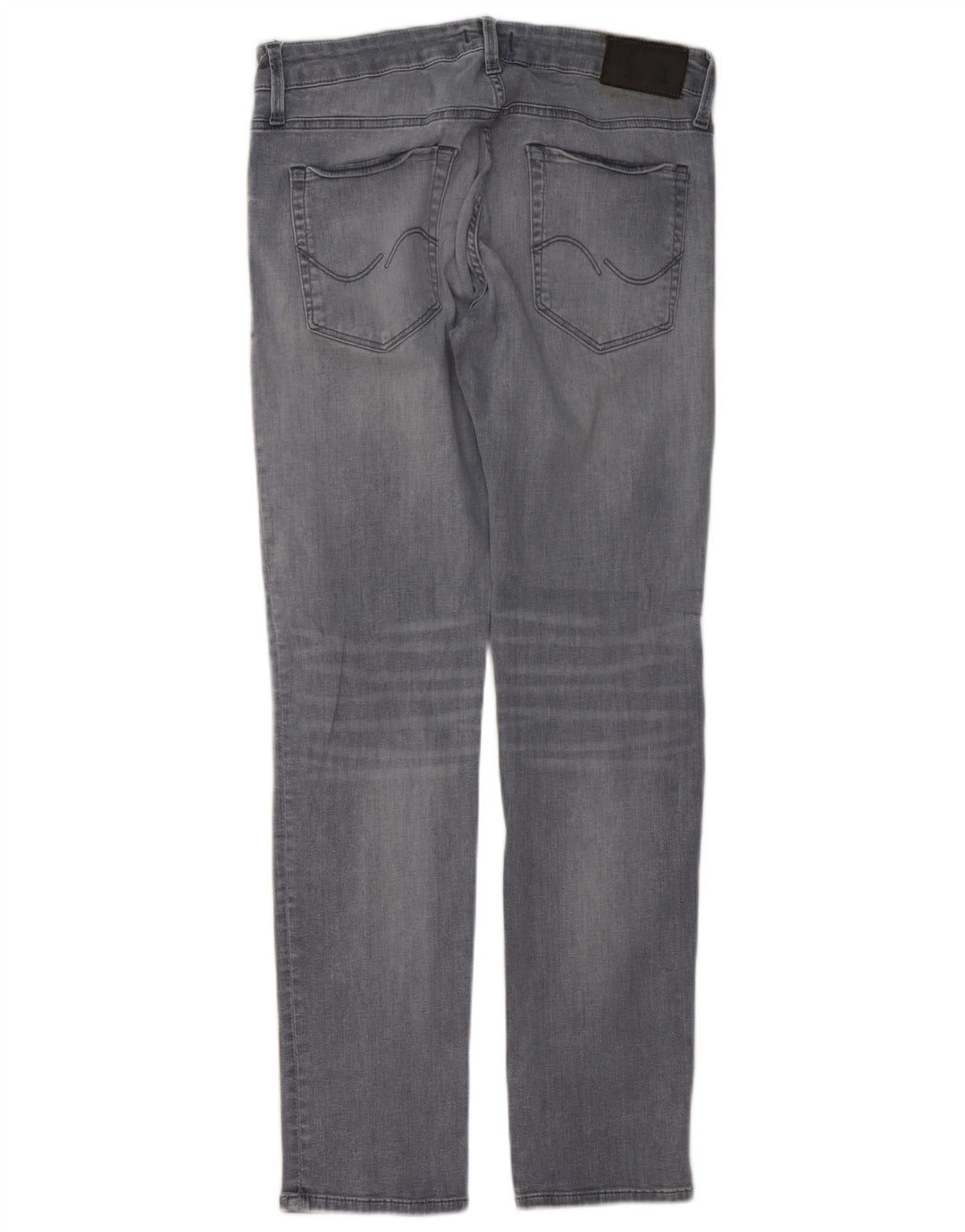 Jack & Jones Herren Slim Jeans W32 L30 Graue Baumwolle