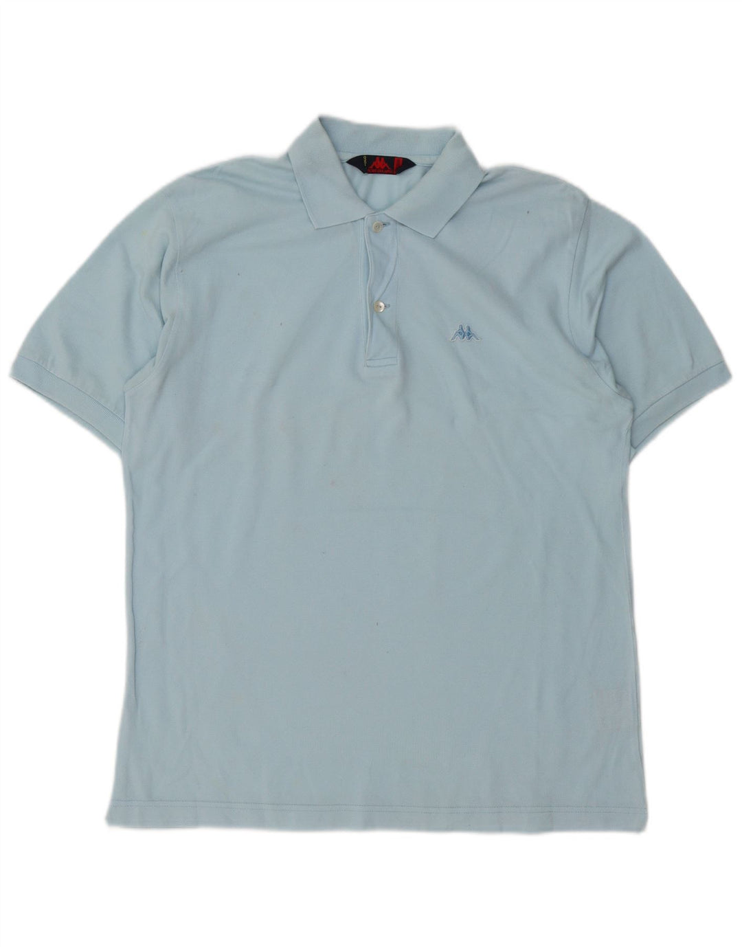 KAPPA Herren Poloshirt mittelblaue Baumwolle