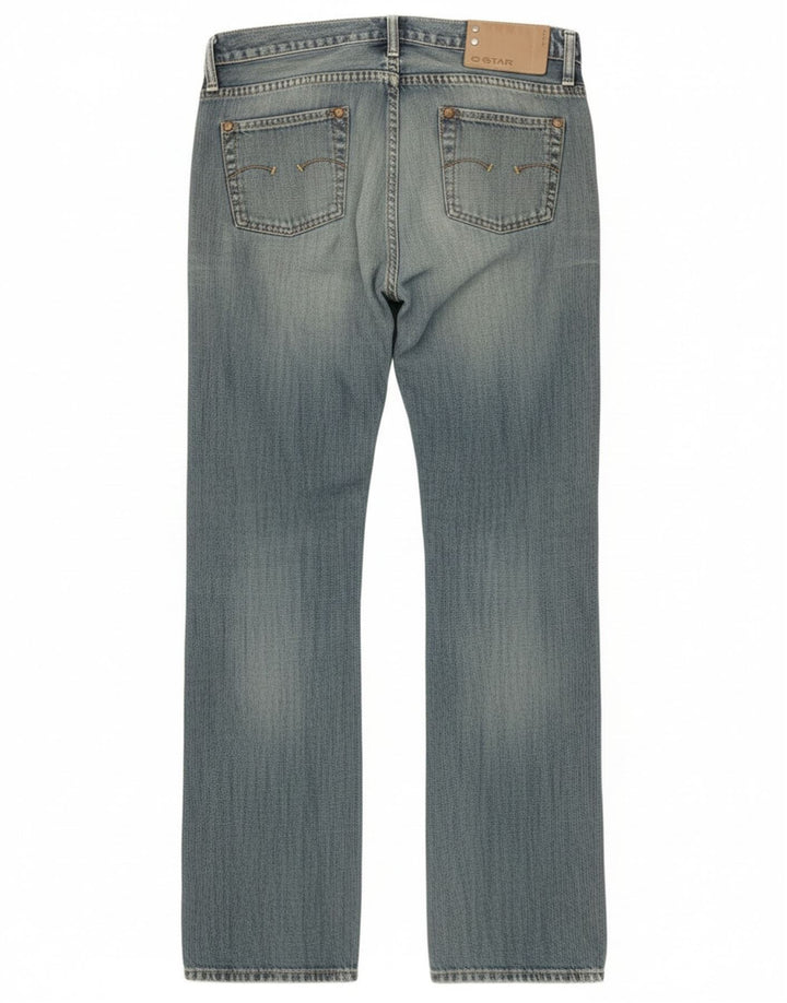 G-Star Damen Straight Jeans W26 L32 Blaue Baumwolle