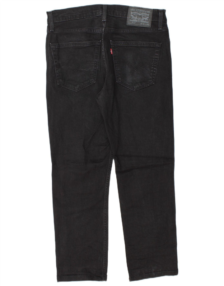 Levi's Herren 511 Slim Jeans W33 L26 schwarze Baumwolle