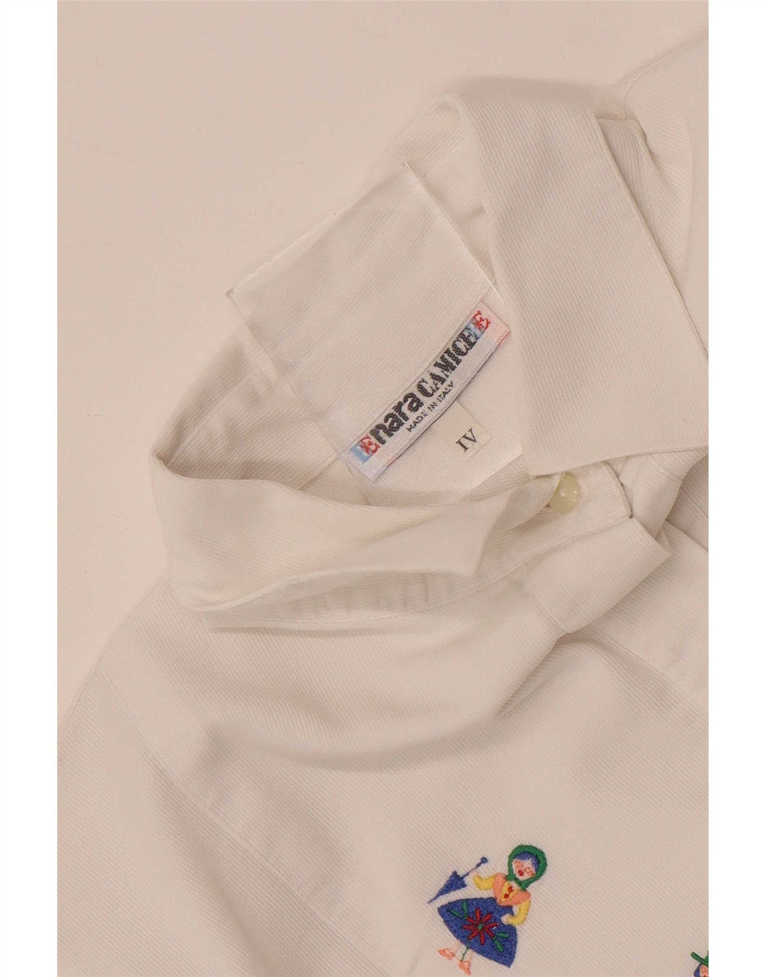 Naracamicee Damen-Hemdbluse mit Grafik, UK 14, Mittelweiß, Ethnisch