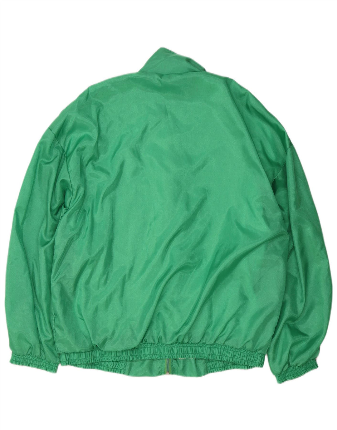 Vintage Herren-Trainingsanzug-Top-Jacke, großes grünes Nylon