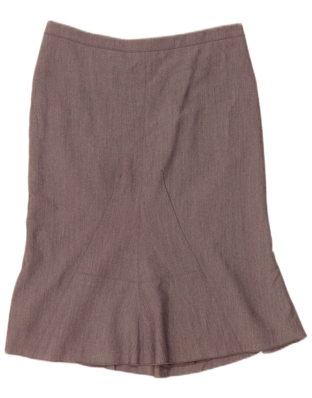 BCBGMAXAZRIA Damen Trompetenrock US 0 XS W28 Grau Polyester