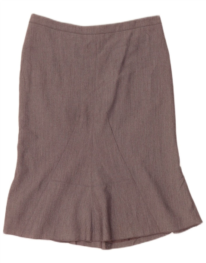 BCBGMAXAZRIA Damen Trompetenrock US 0 XS W28 Grau Polyester