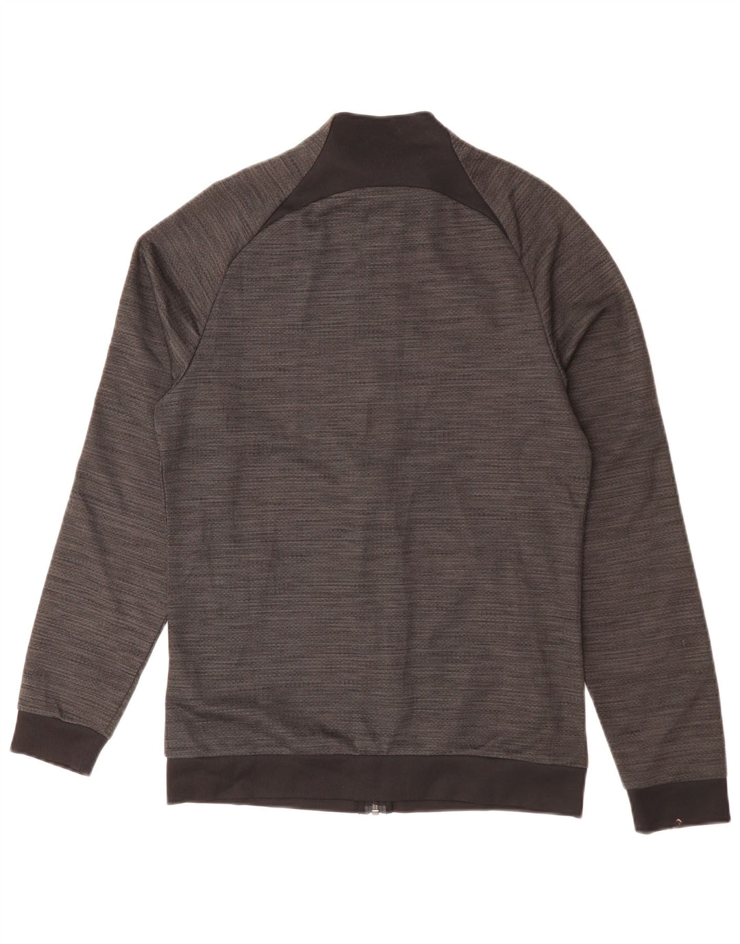 NIKE Herren Dri Fit Trainingsanzug, Oberteil, Jacke, klein, grau geflecktes Polyester
