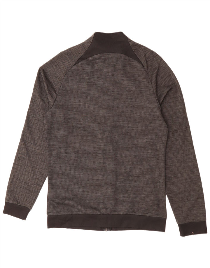 NIKE Herren Dri Fit Trainingsanzug, Oberteil, Jacke, klein, grau geflecktes Polyester