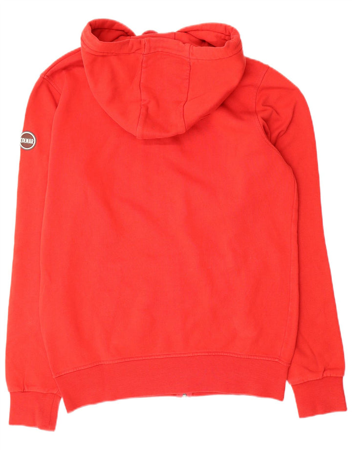 Colmar Herren-Kapuzenpullover mit Reißverschluss, groß, aus roter Baumwolle