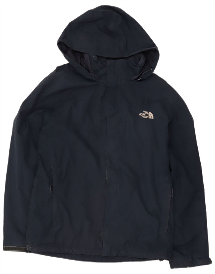 The North Face Herren-Regenjacke mit Kapuze, UK 40, Größe L, Marineblau, Polyester