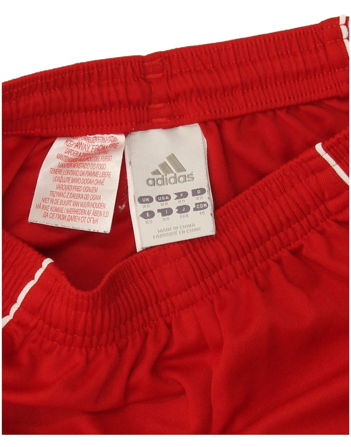Adidas Jungen Climalite Sport Shorts 9–10 Jahre XS Rot Polyester