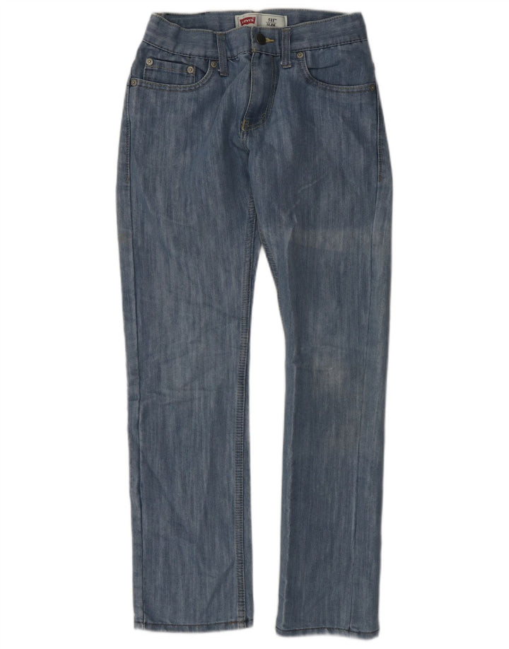 Levi's Jungen 511 Slim Jeans 11–12 Jahre W26 L26 Blaue Baumwolle