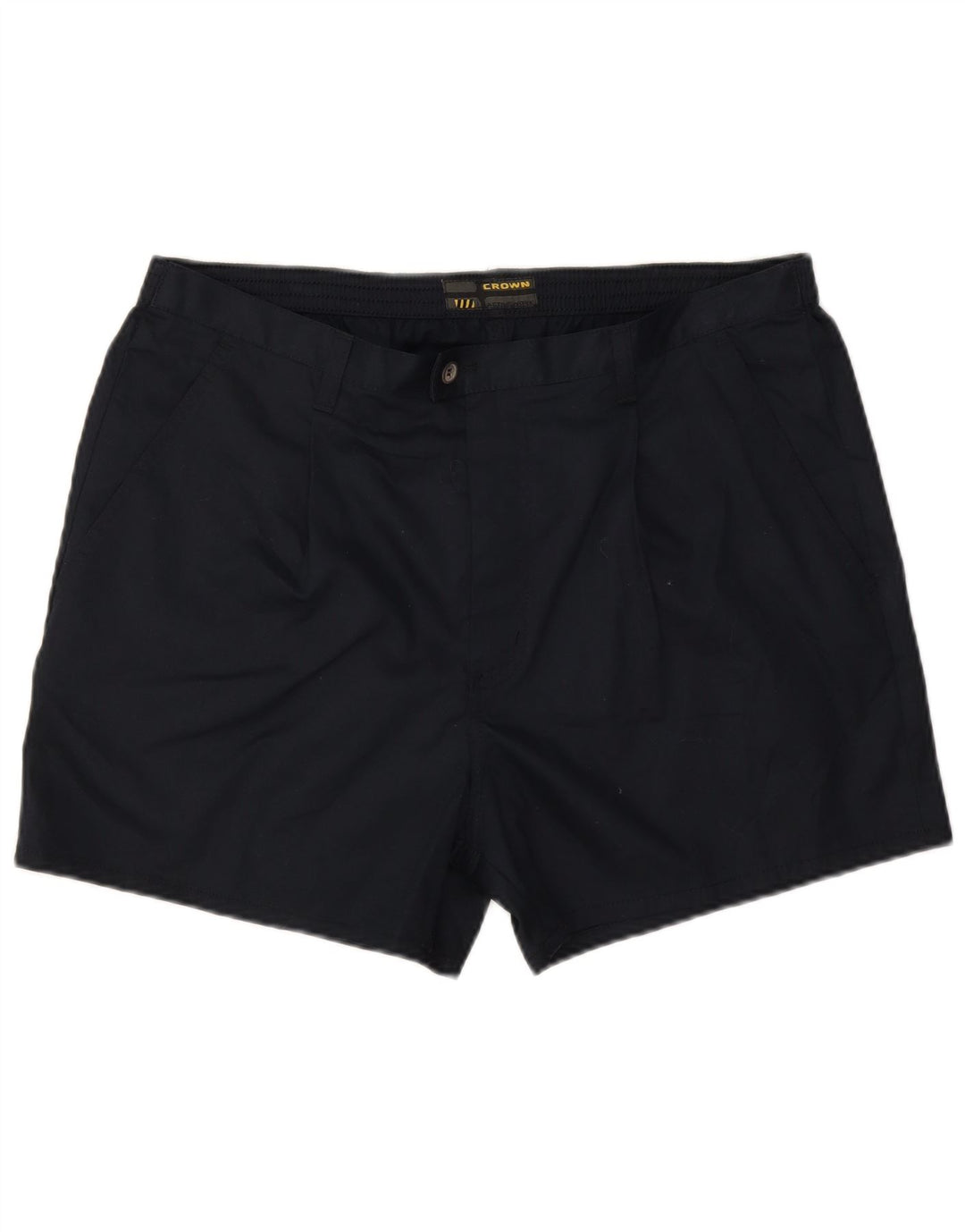 Crown Mens Pegged Chino Shorts W36 Large Marineblaue Baumwolle