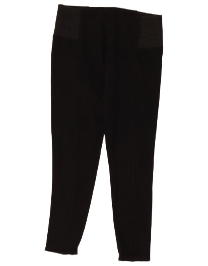 Zara Damen Leggings UK 14 Large Schwarz