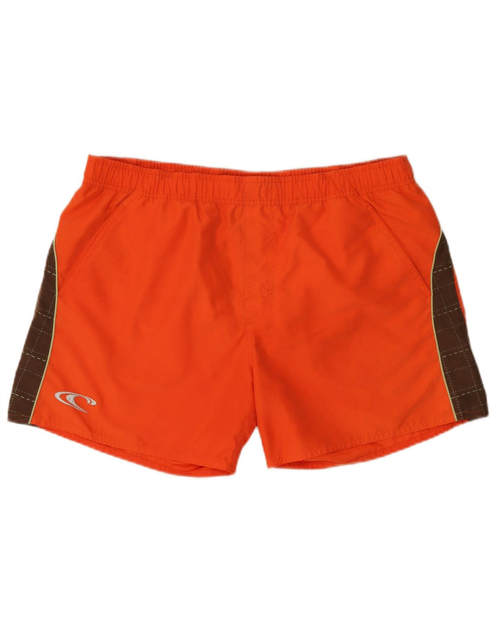 O'Neill Herren Badeshorts XL Orange Colourblock Polyester