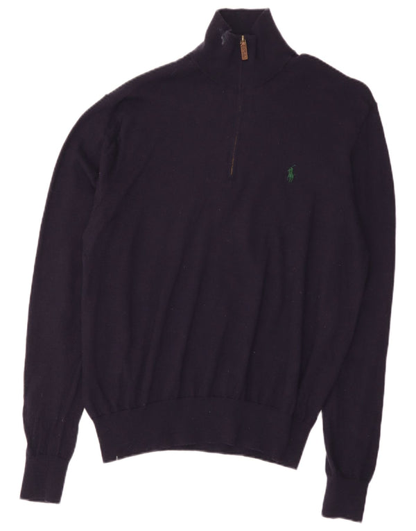 Polo Ralph Lauren Damen-Pullover mit Reißverschluss, UK 18, XL, Marineblau