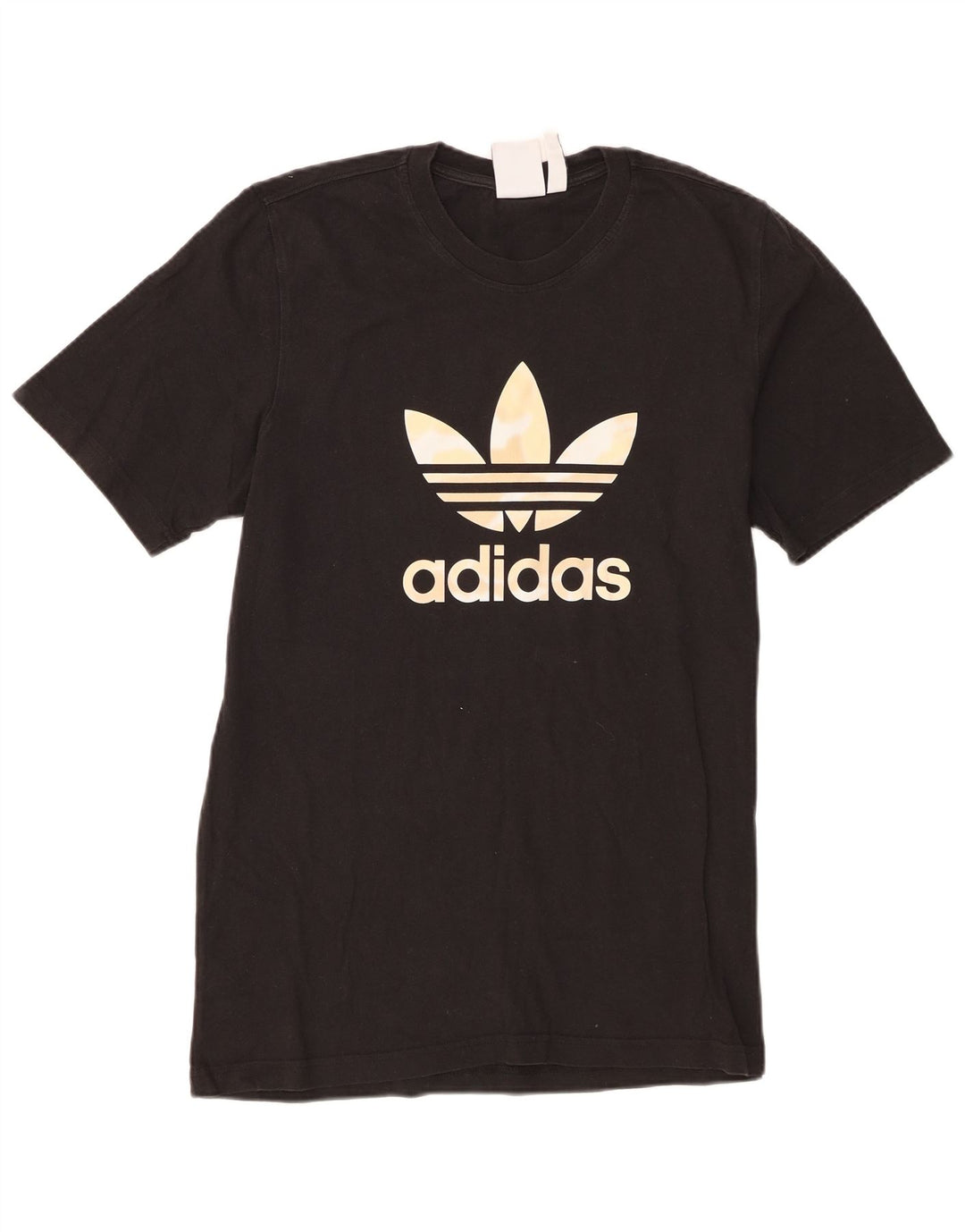 Adidas Herren Grafik T-Shirt Top Medium Schwarz Baumwolle