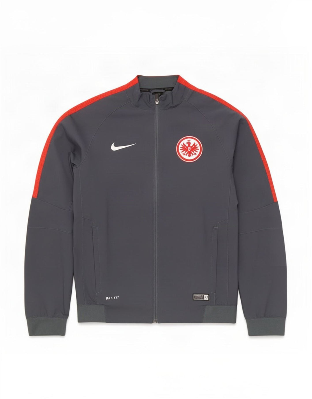 Nike Herren-Trainingsanzug Eintracht Frankfurt, Mittelgrau, Farbblock
