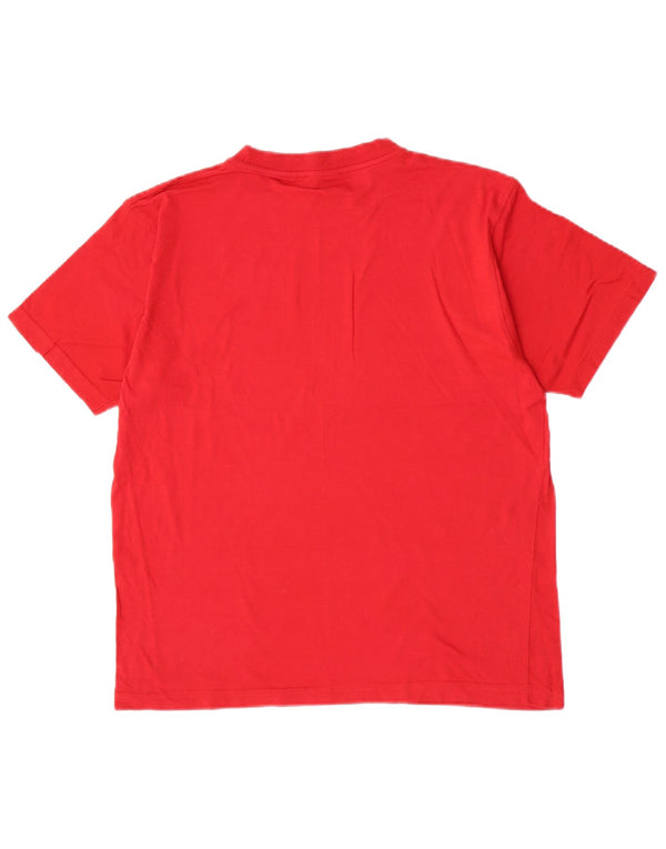 Lee T-Shirt für Jungen, 15–16 Jahre, XL, rote Baumwolle