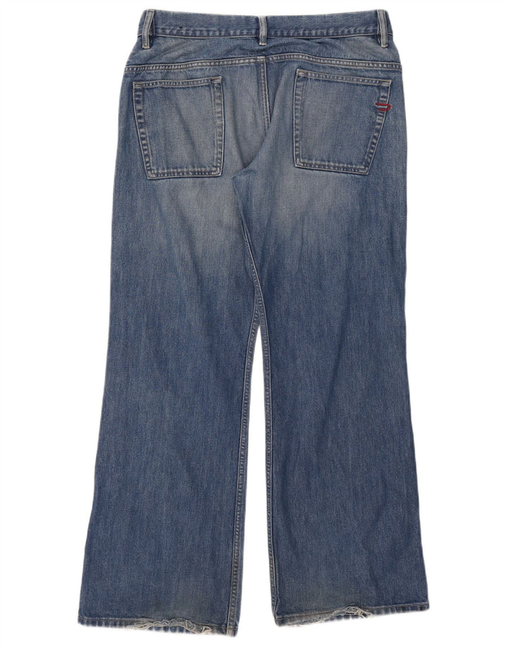 Diesel Herren Bootcut Jeans W36 L30 Blaue Baumwolle