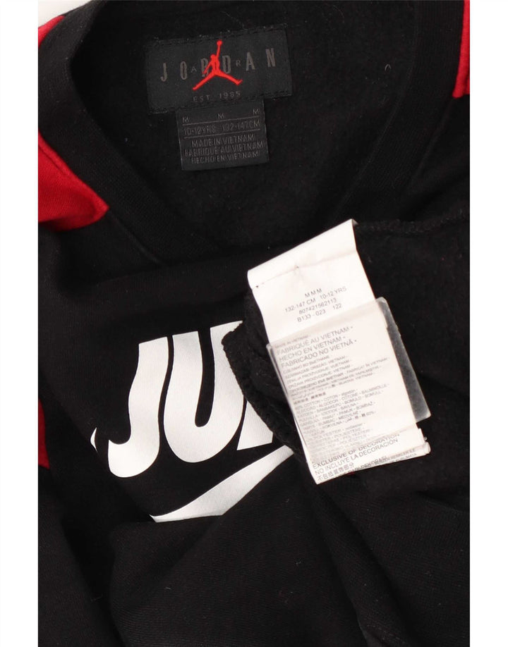Jordan Jungen-Sweatshirt mit Grafik, 10–11 Jahre, Mittelschwarz, Farbblock