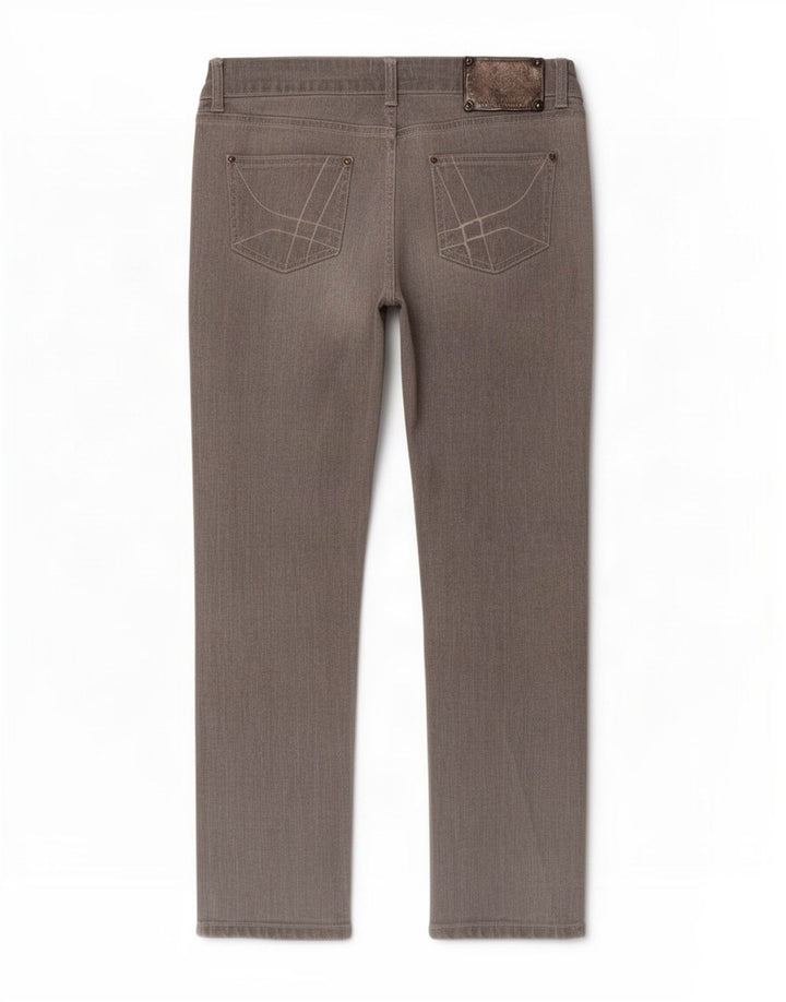 Pinko Damen Slim Jeans W28 L27 Grau