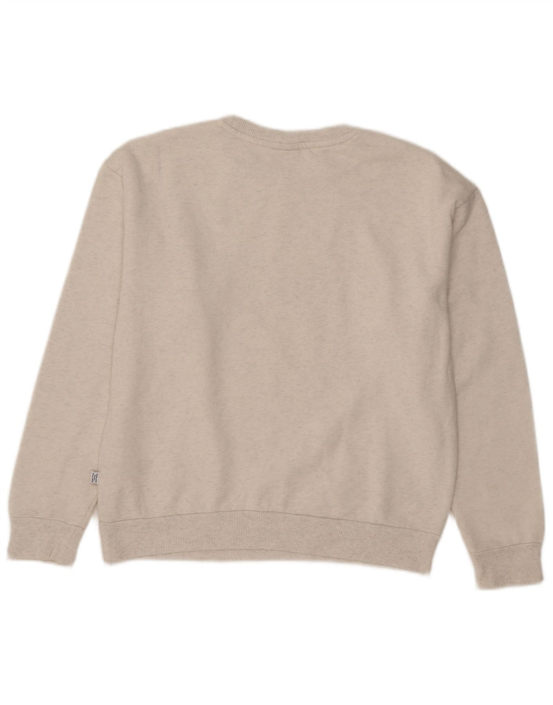 Puma Womens Graphic Oversized Sweatshirt Pullover UK 10 Small Graue Baumwolle