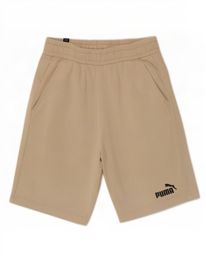 Puma Herren Sportshorts mittelbeige Baumwolle
