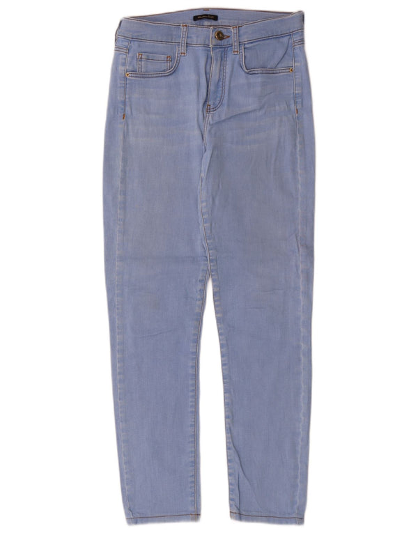 Massimo Dutti Damen Slim Jeans EU 36 XS W26 L26 Blaue Baumwolle