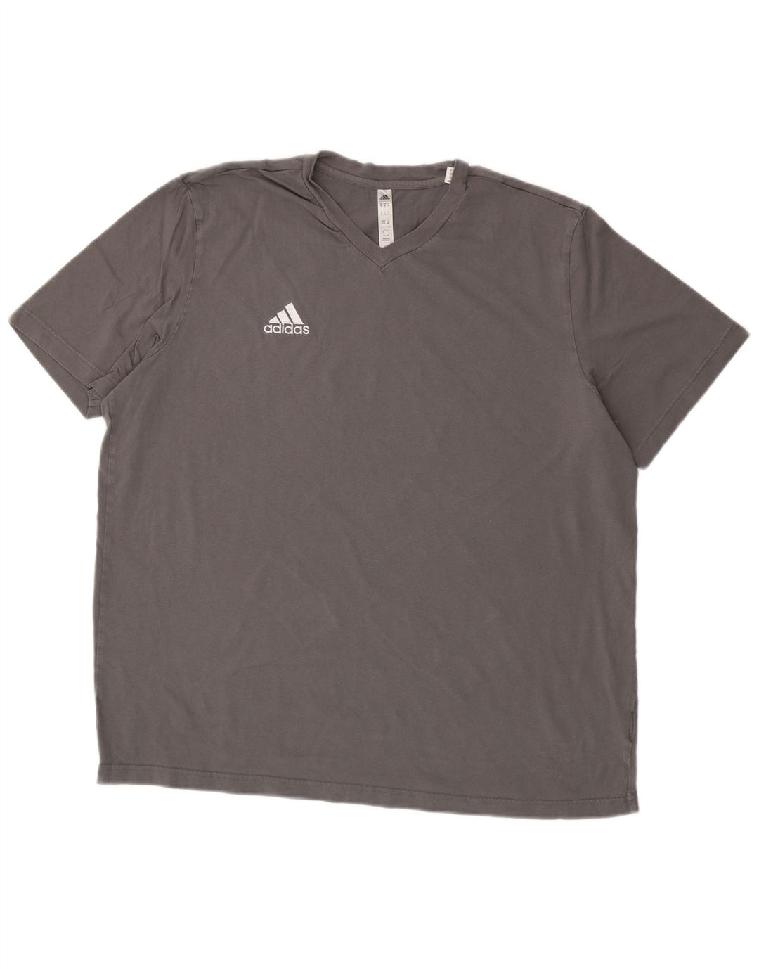 Adidas Herren T-Shirt Top XL Grau Baumwolle