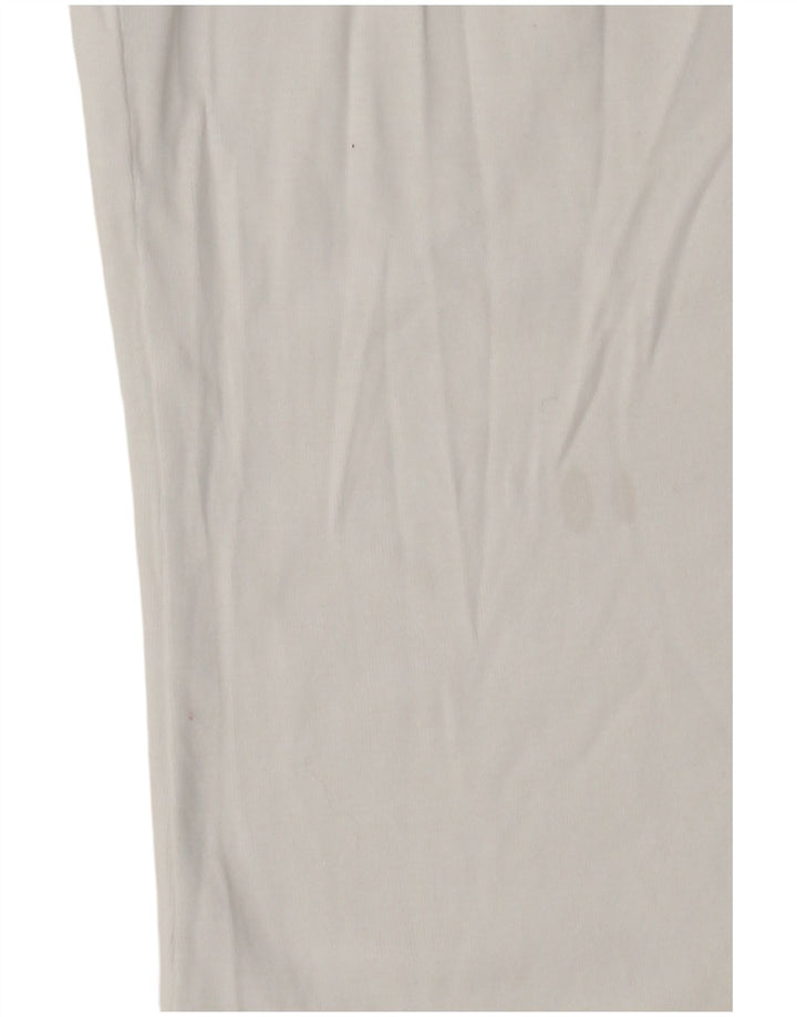 Benetton Damen Grafik-Trägershirt UK 6 XS Weiß