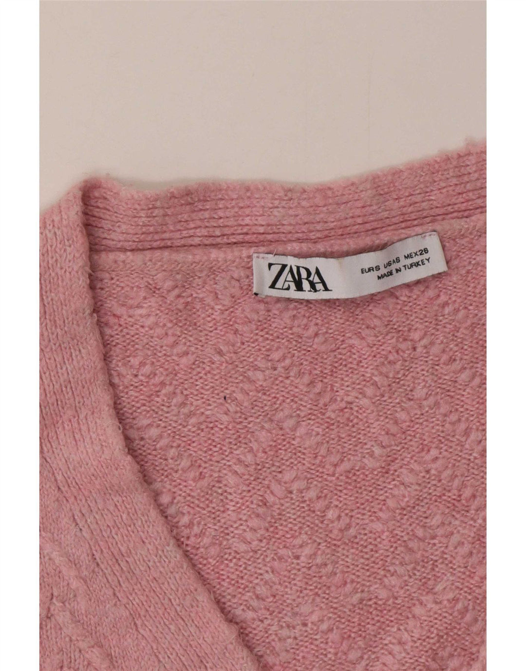 Zara Damen-Strickjacke in Übergröße, Gr. 10, klein, Rosa