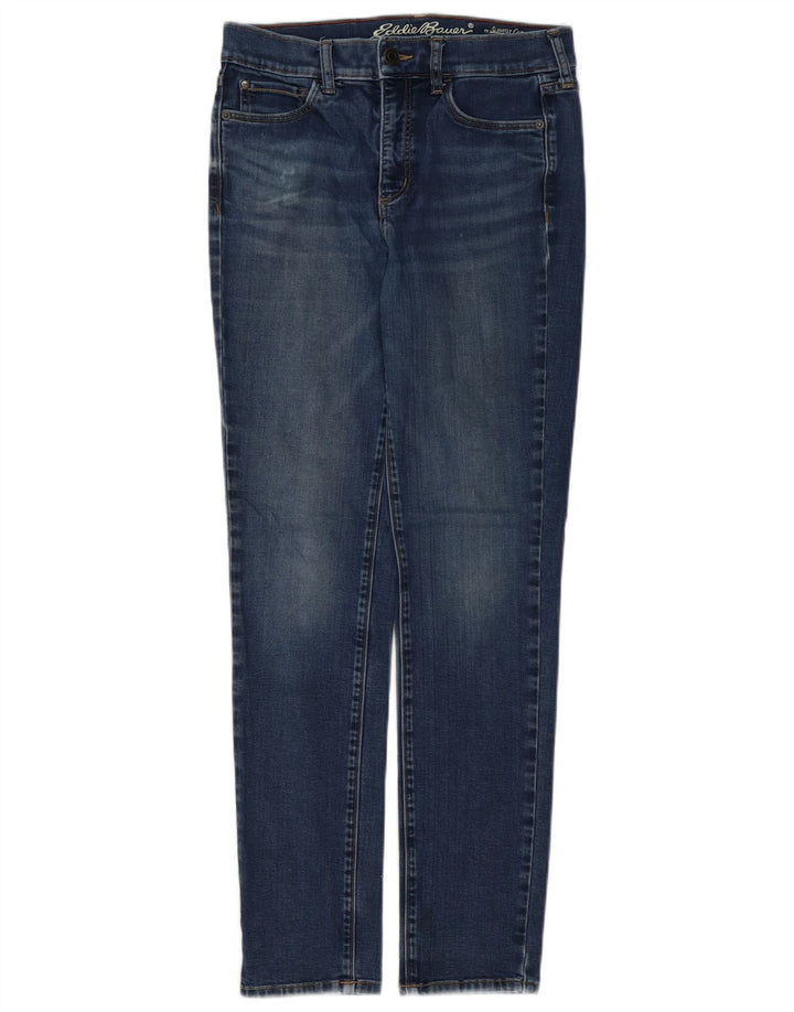 EDDIE BAUER Damen leicht kurvige Slim-Jeans US 4 Small W28 L30 Blau