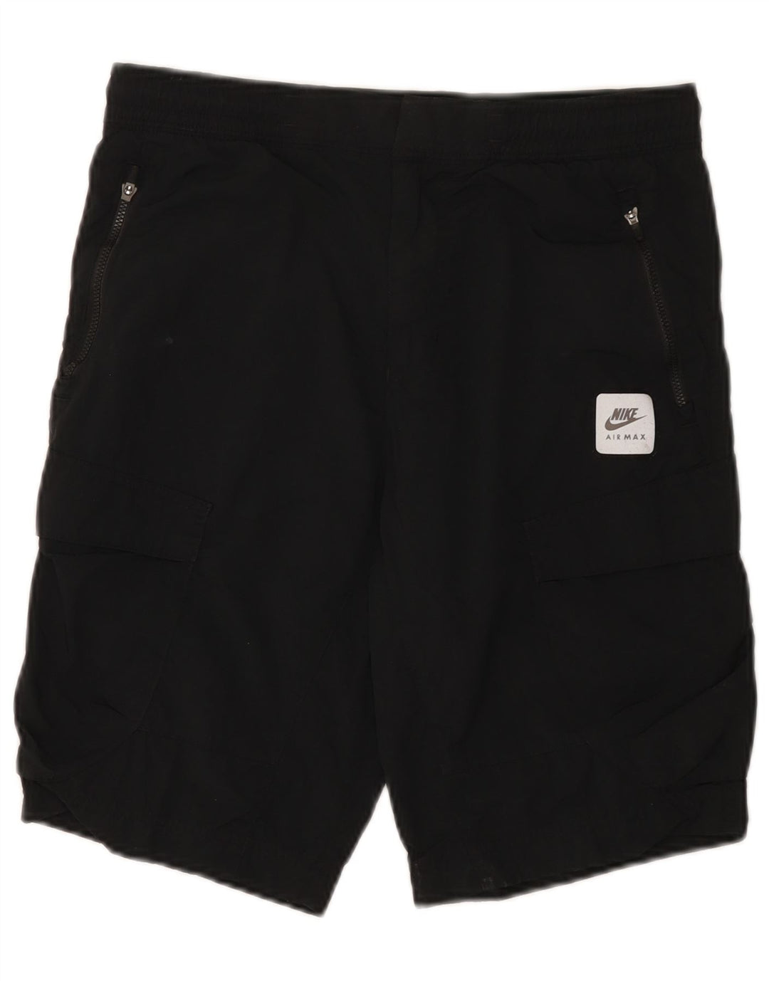 Nike Herren Cargo Shorts Small W29 Schwarzes Nylon