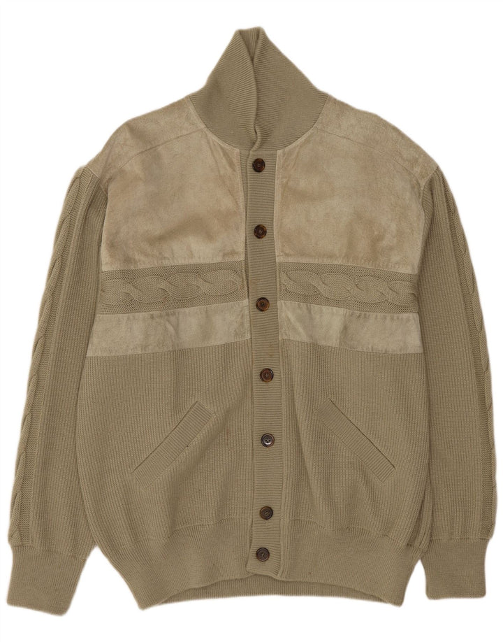 Halfon Herren-Strickjacke, groß, Khaki