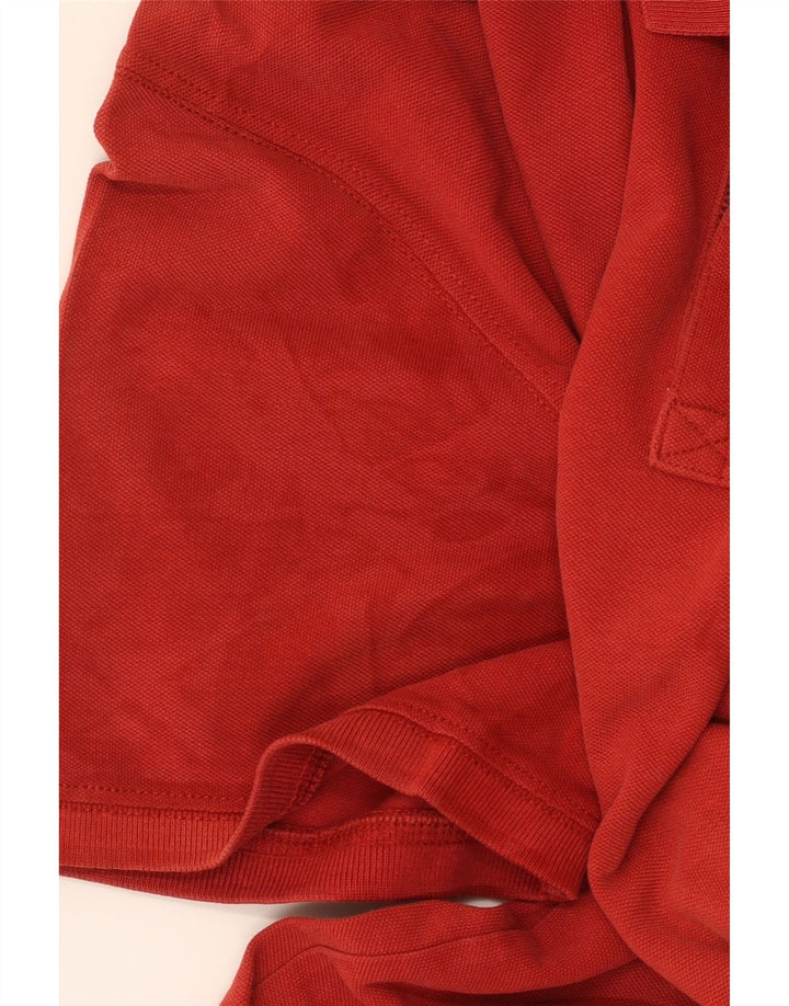 NAPAPIJRI Herren Poloshirt 3XL Rote Baumwolle