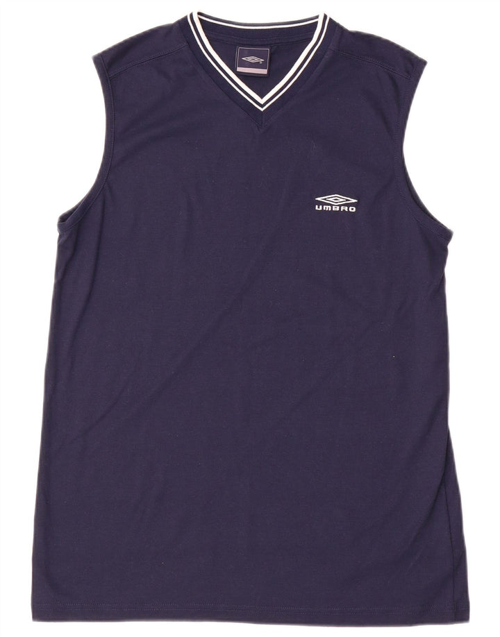 Umbro Herren-Weste-Top, mittelgroß, marineblau, Polyester