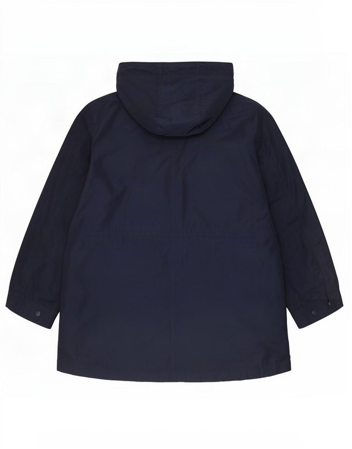 Marks & Spencer Damen-Parkajacke mit Kapuze, UK 20 2XL, Marineblau, Polyester