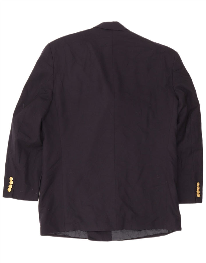 Chaps Herren-Blazer, zweireihig, Größe 42, groß, Marineblau