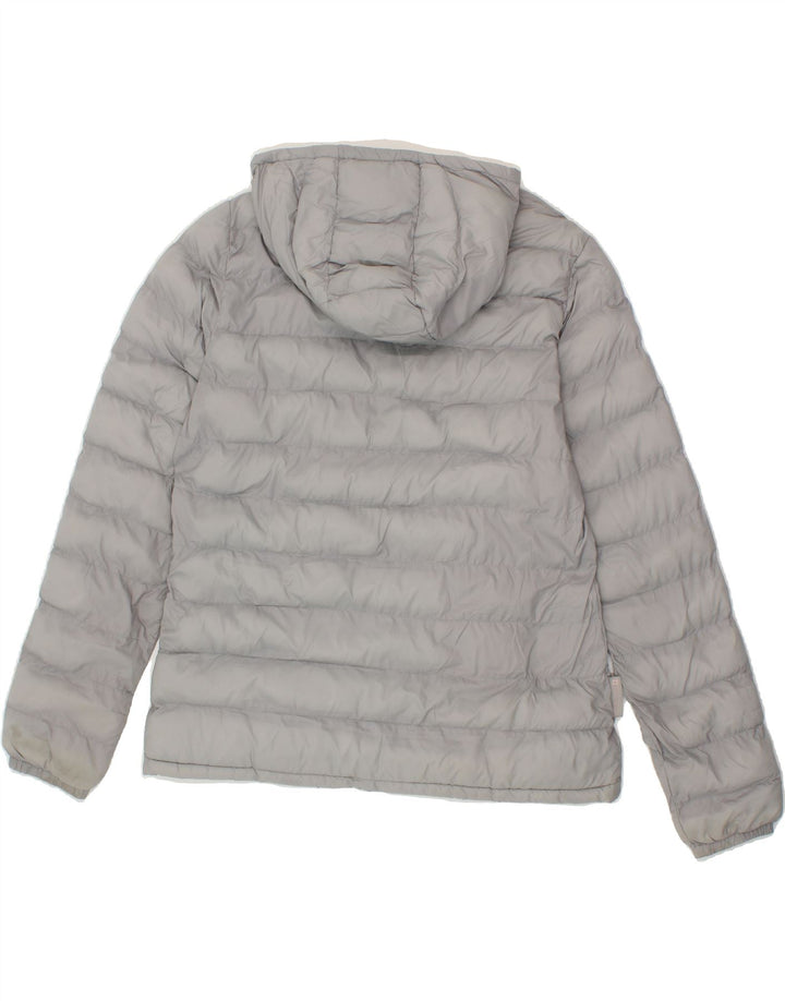 MOUNTAIN WAREHOUSE Womens Hooded Padded Jacket UK 14 Large Grey Nylon Vintage Mountain Warehouse and Second-Hand Mountain Warehouse from Messina Hembry 