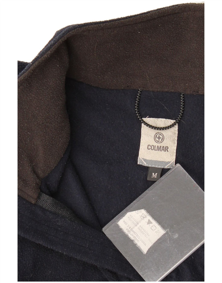 Colmar Herren-Fleecepullover aus Polartec-Fleece mit Reißverschluss, mittleres Marineblau, Polyester